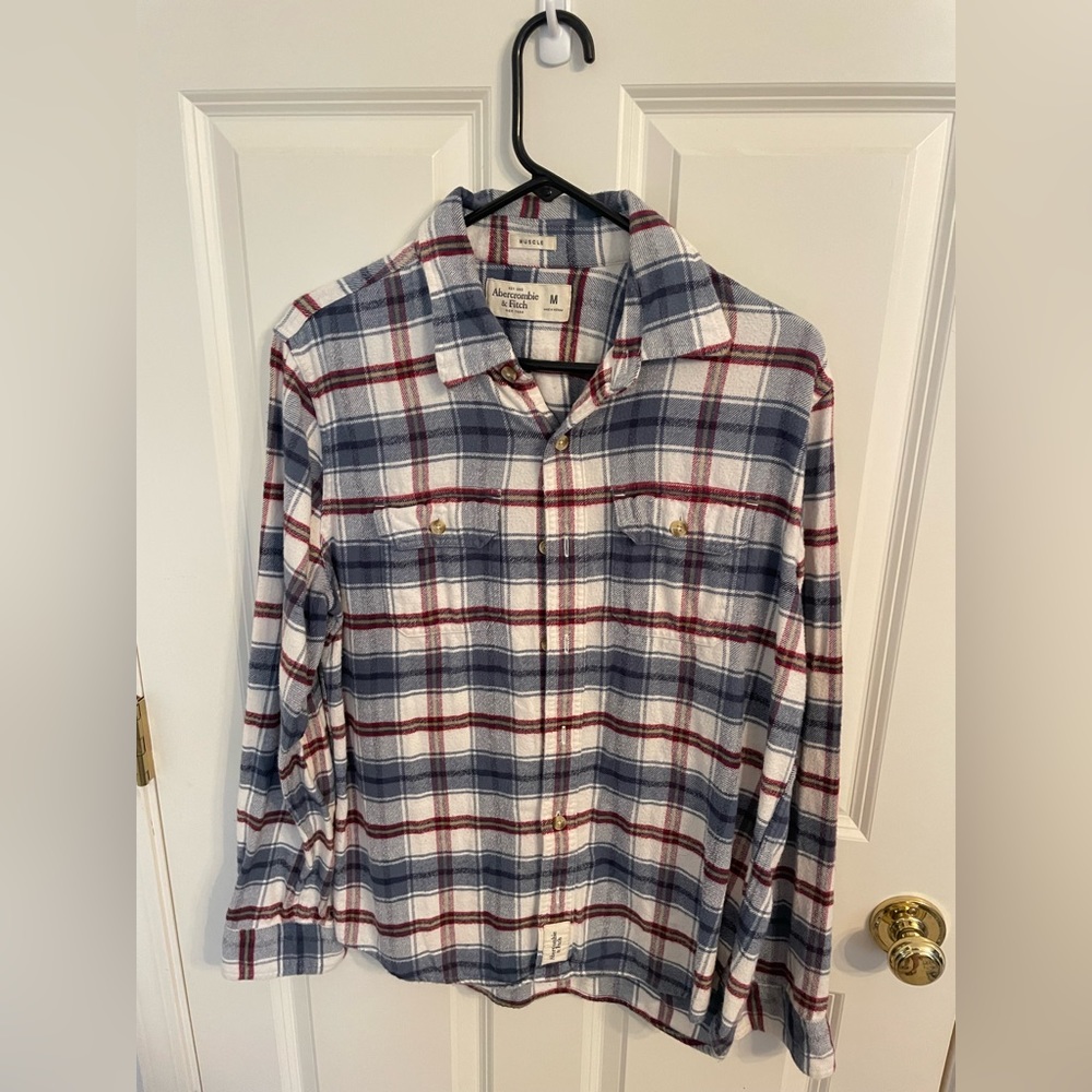 Flannel Men’s Button Down Shirt.